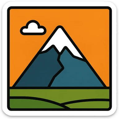little alchemy style icon
subject: mountain
border: medium-black sticker