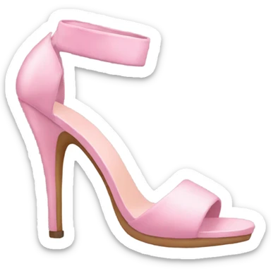 Pink heel sticker