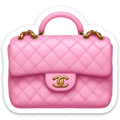 Pink Chanel bag sticker