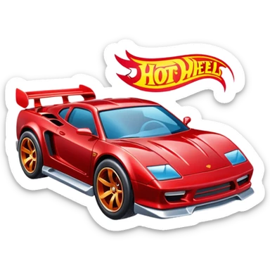 Hot wheels sticker