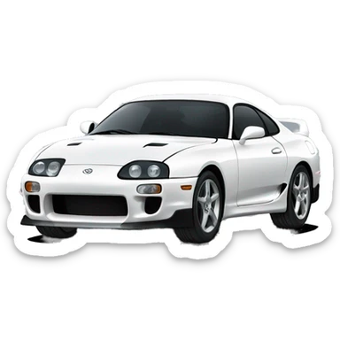 Toyota supra  sticker