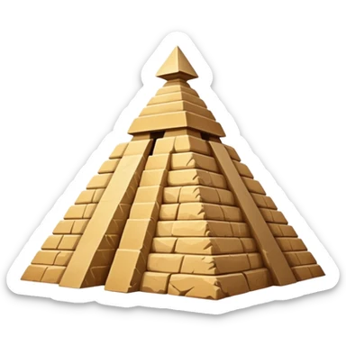 An Egyptian pyramid sticker