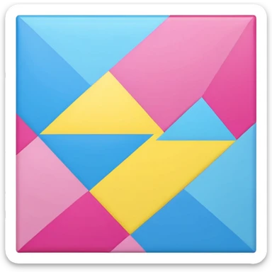 Pansexual small flag sticker