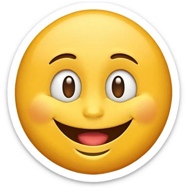 Emoji qui rigole  sticker