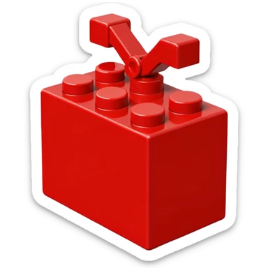 LEGO BRICK 4X2 sticker