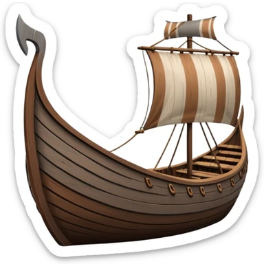 Barco vikingo sticker