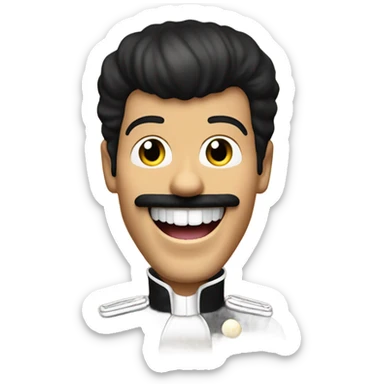 Freddie Mercury sexy smile
 sticker