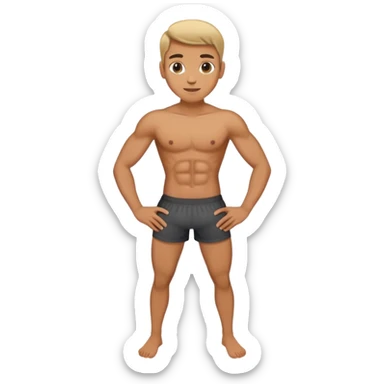 Reducir cintura solo abdomen sticker