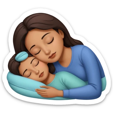 Latina baddie sleeping sticker