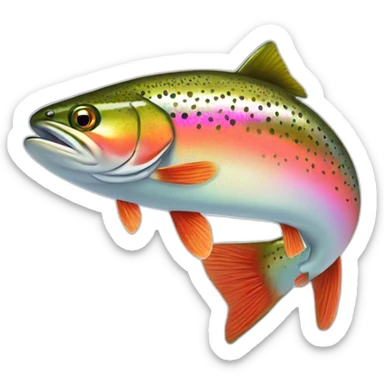 rainbow-trout-fish sticker