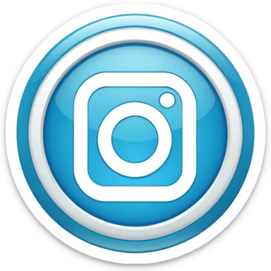 Generate a Instagram blue verified badge emoji exactly the same sticker