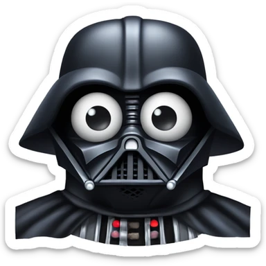 Darth Vader’s seriously dusty disturbing disgusting ghostly haunted horrific dream mansion  sticker