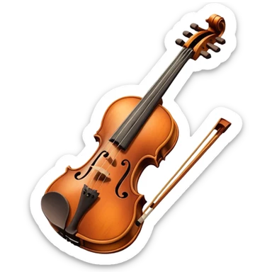 Violin sticker