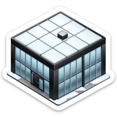 ambient and refirigeration warehouse at an angle cold sticker