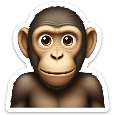 Monkey sticker