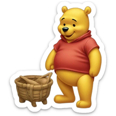 Winnie-xi-pooh sticker