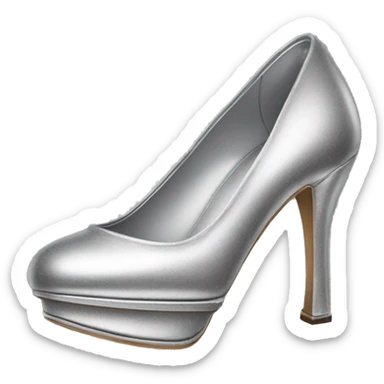 Silver miumiu shoes sticker