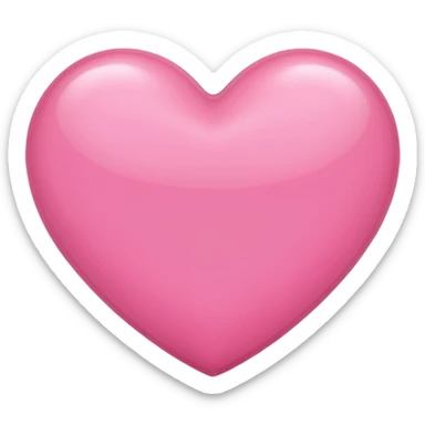 Coração rosa estilo iPhone sticker