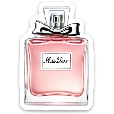 Miss dior perfume sticker