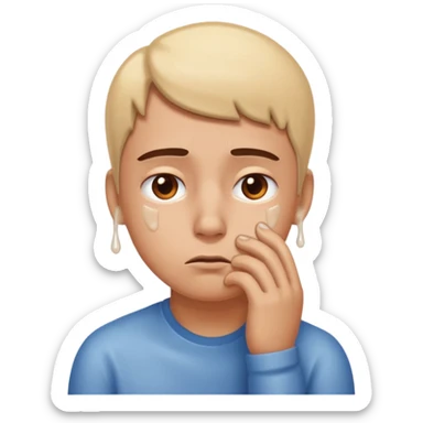 blud thinks about melting  sticker