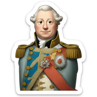 King George III sticker