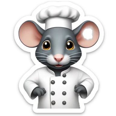 A chef rat sticker