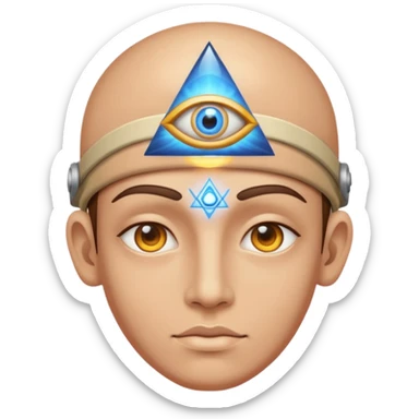 illuminati third eyes and trainger sticker