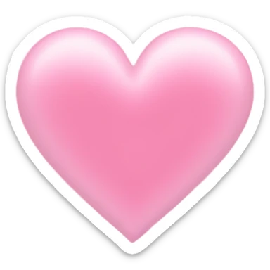 pink heart sticker