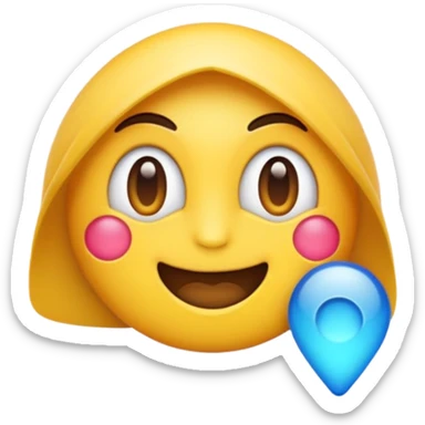 Emoji com a palavra estiloso  sticker