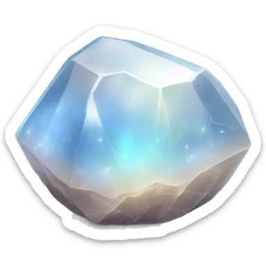 Moonstone crystal ￼ sticker