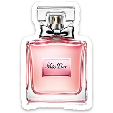 Miss dior perfume sticker