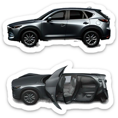 mazda cx5 2024 carbon edition polymetal grey sticker