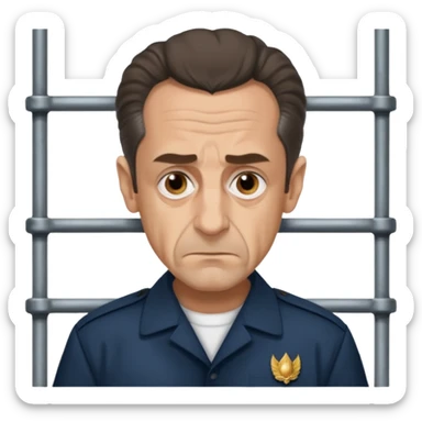 Nicolas sarkozy en prison  sticker