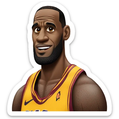 LeBron James sticker