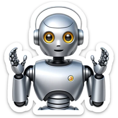 AI robot chat bot copywriter Persuasions.ai wooping CHATGPT butt sticker