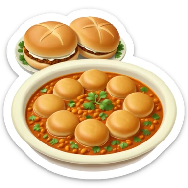 Pav bhaji sticker