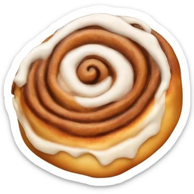 Cinnamon roll sticker