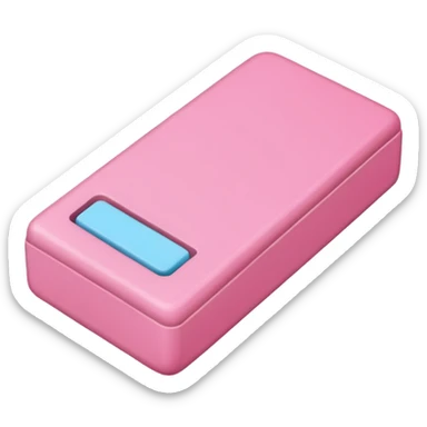 an eraser sticker