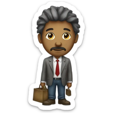 homeless banker made redundant by cryptocurrency sticker