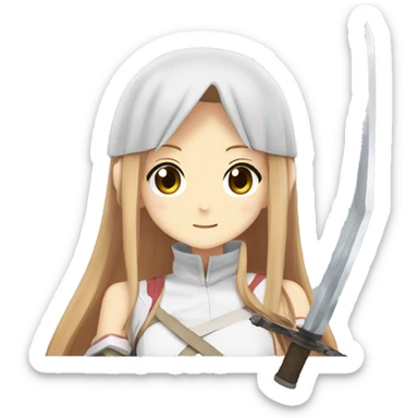 Asuna anime sword art online sticker