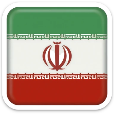 lion and sun iran flag sticker