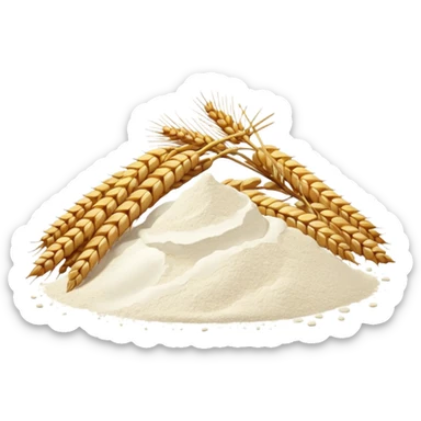 Wheat flour sticker