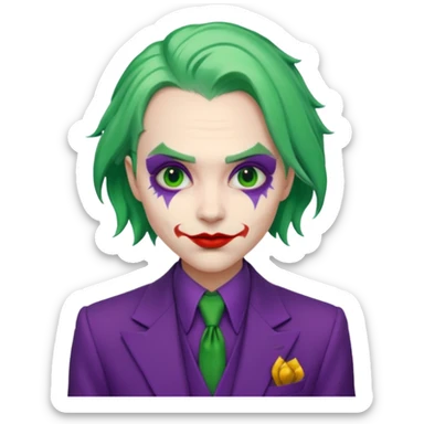 the joker from the dark knight sticker