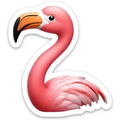Flamingo sticker