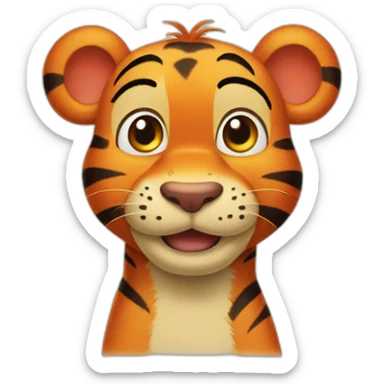 tigger from winnie the pooh sticker