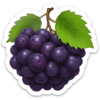 mulberry fruit sticker