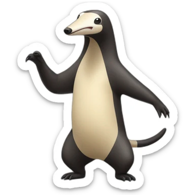 Anteater t Pose sticker