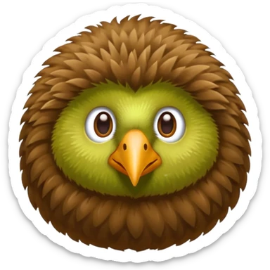 Kiwi bird sticker
