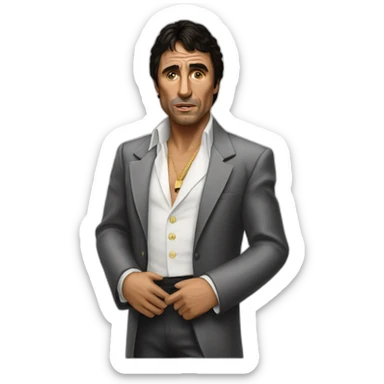tony montana sticker