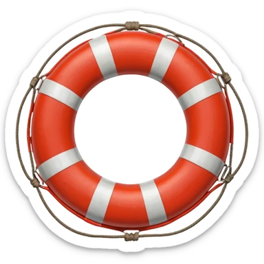 Life buoy sticker